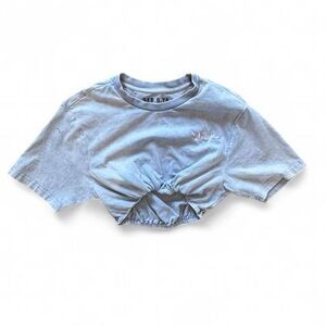 SER.O.YA Cotton Crop Top with Logo